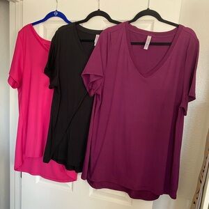 3 - 2XL slight worn LuLaRoe Christy T